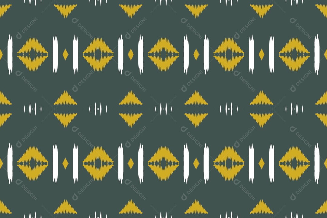 Ilustração Tribal Tradicional Colorido Vetor EPS