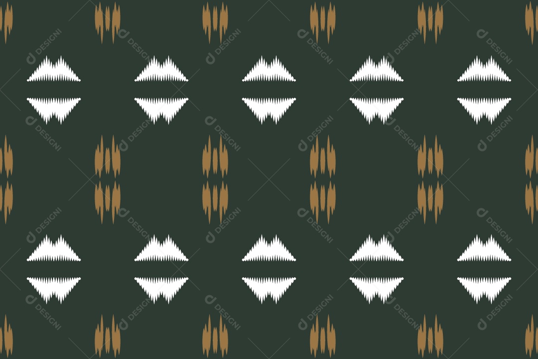 Ilustração Tribal Tradicional Colorido Vetor EPS