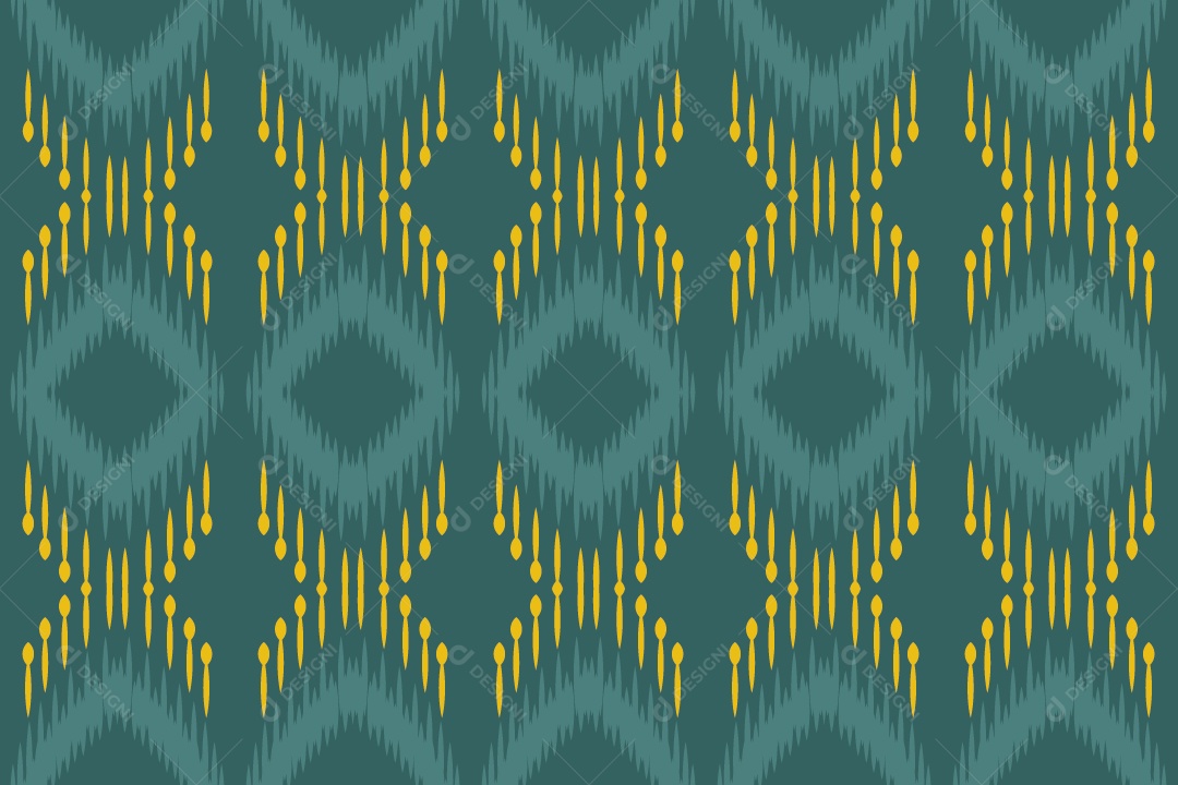 Ilustração Tribal Tradicional Colorido Vetor EPS