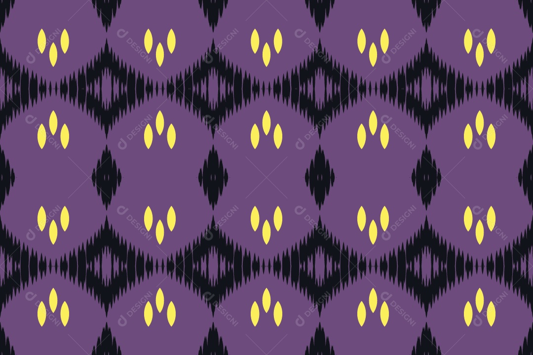 Ilustração Tribal Tradicional Colorido Vetor EPS