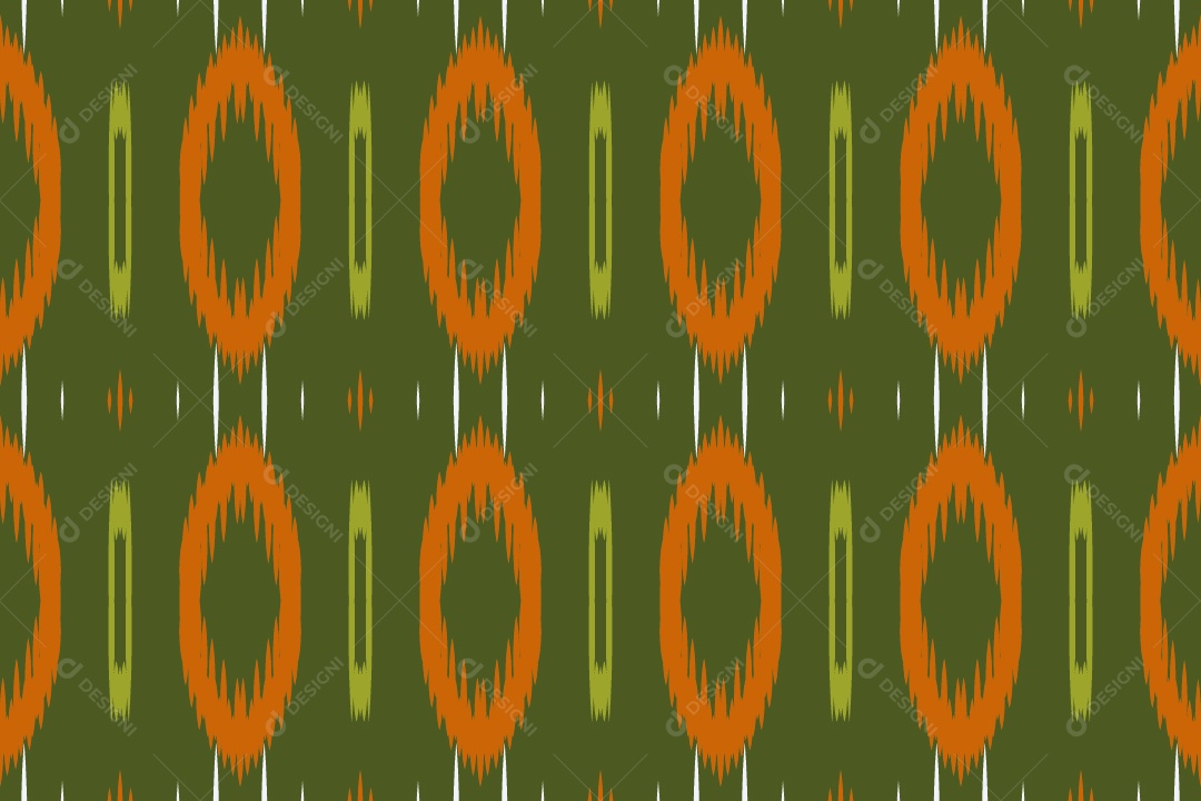 Ilustração Tribal Tradicional Colorido Vetor EPS