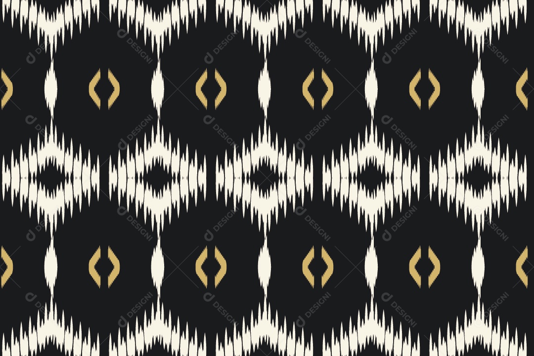 Ilustração Tribal Tradicional Colorido Vetor EPS