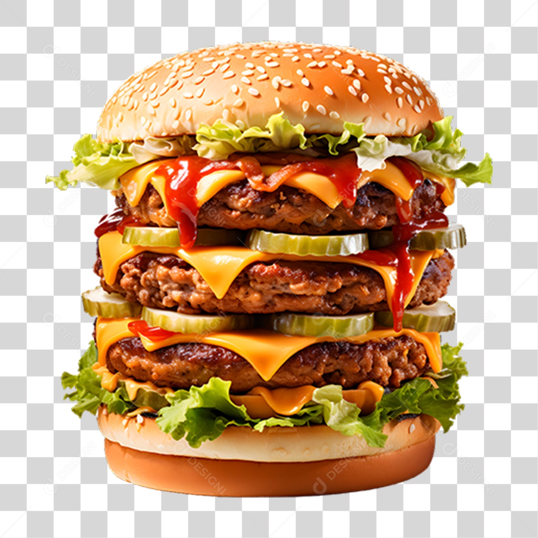 Burger Snack PNG Transparent