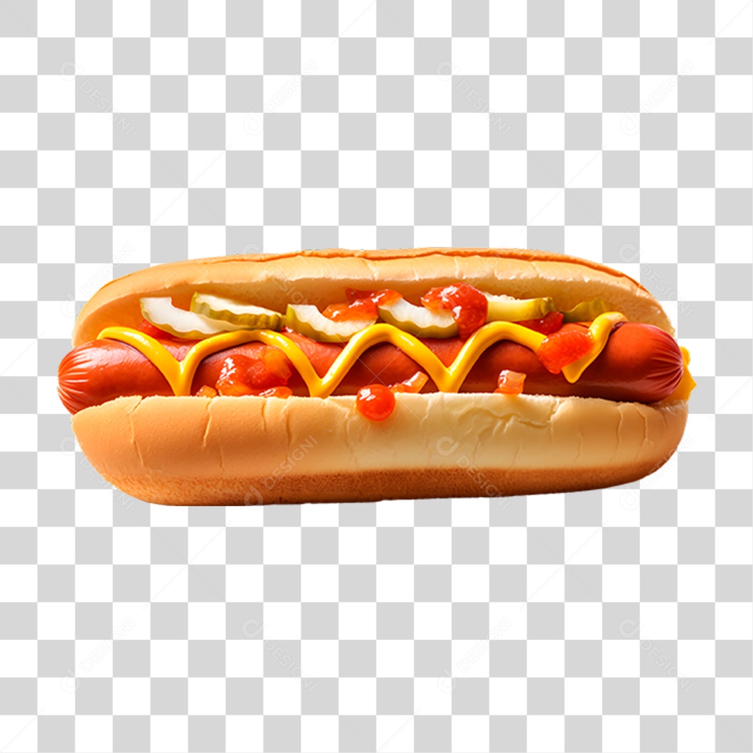 Cachorro Quente Hot-Dog PNG Transparente