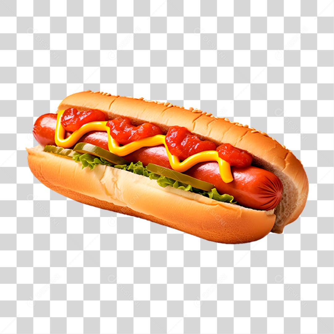 Cachorro Quente Hot-Dog PNG Transparente