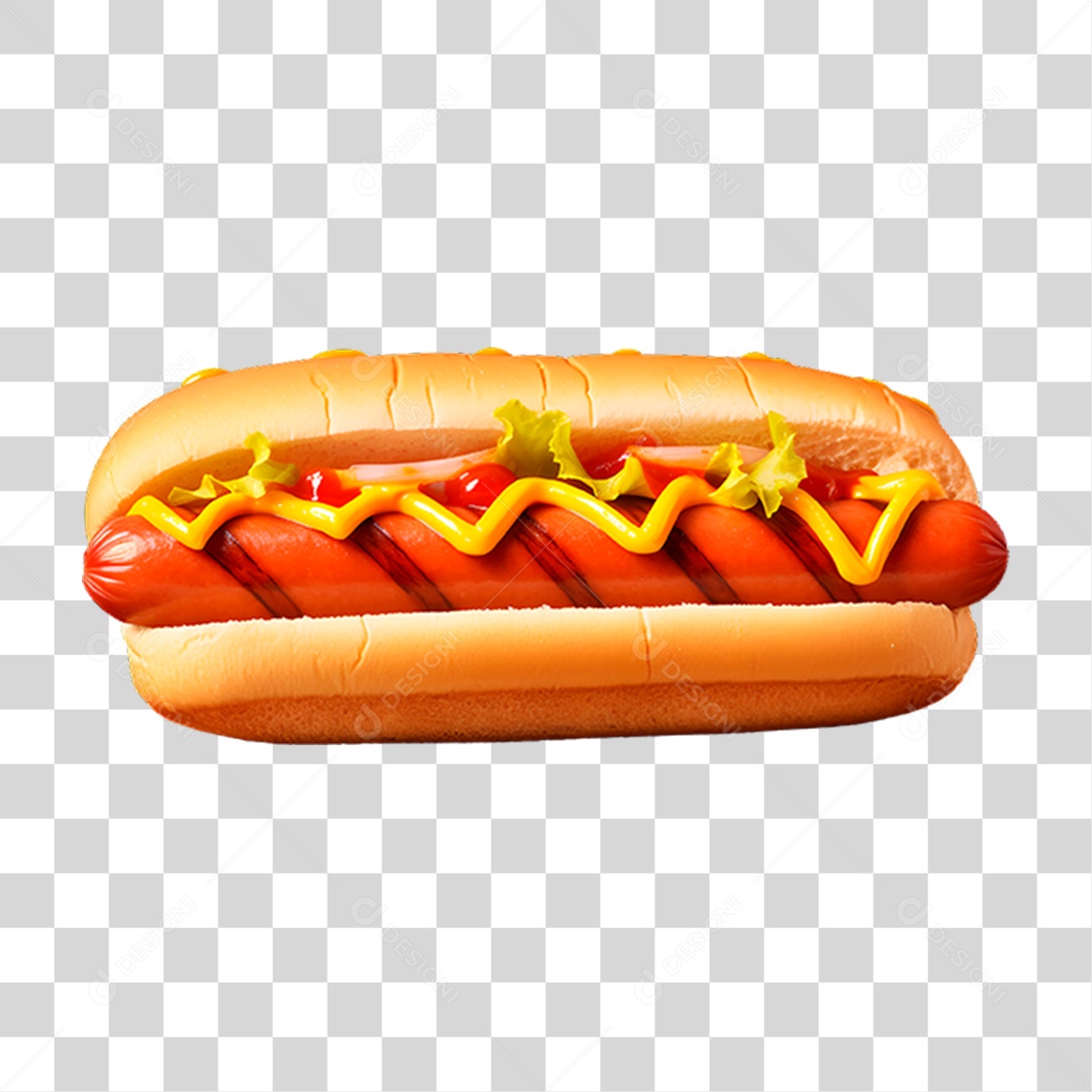 Cachorro Quente Hot-Dog PNG Transparente