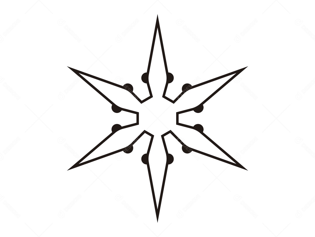 Estrela Desenho Vetor EPS