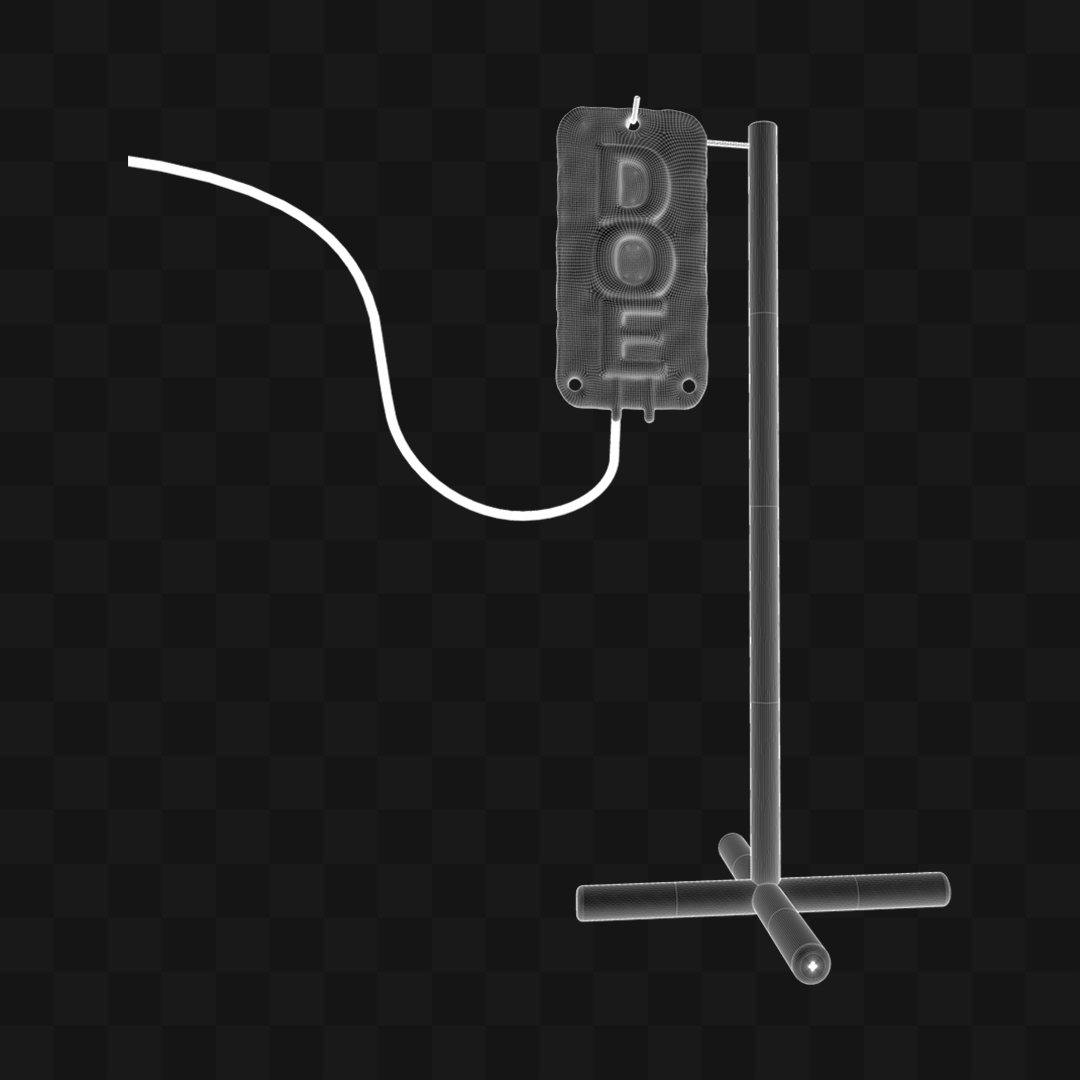 Bolsa Doe Sangue Coração - Modelo 3D