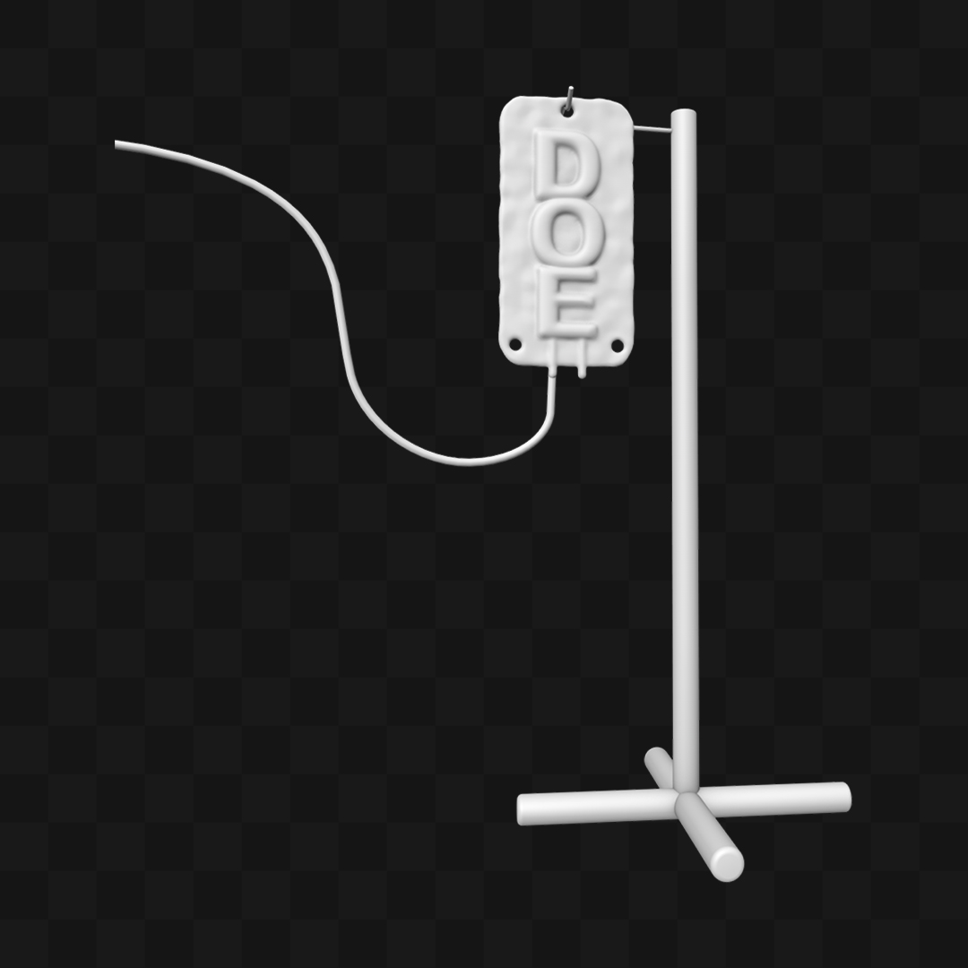 Bolsa Doe Sangue Coração - Modelo 3D