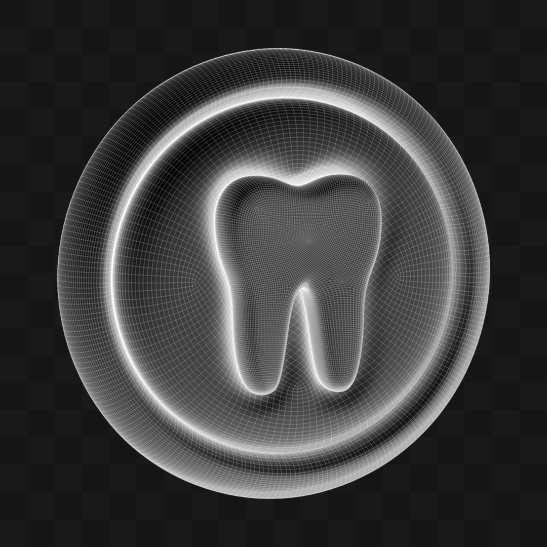Dente Ícone - Modelo 3D