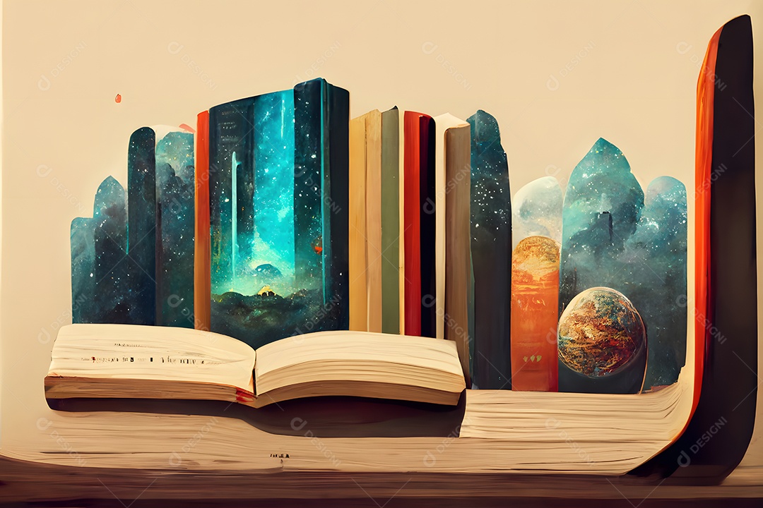 Fundo colorido semelhante a uma pintura abstrata arte gerada por rede neural