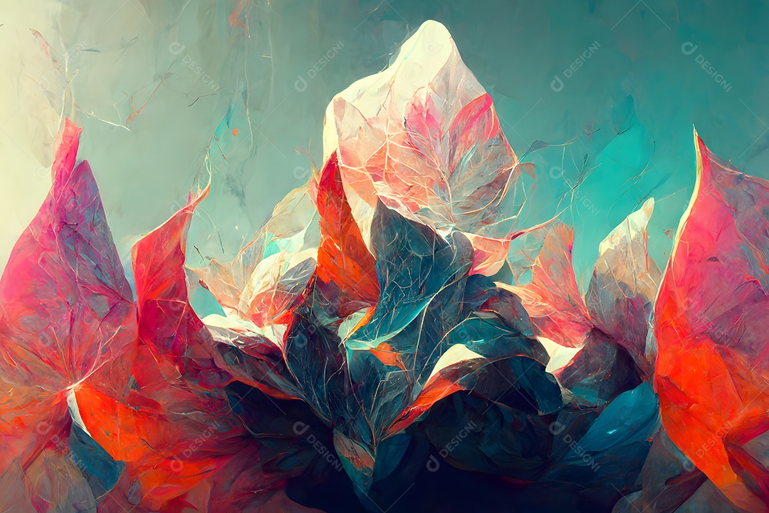 Fundo colorido semelhante a uma pintura abstrata