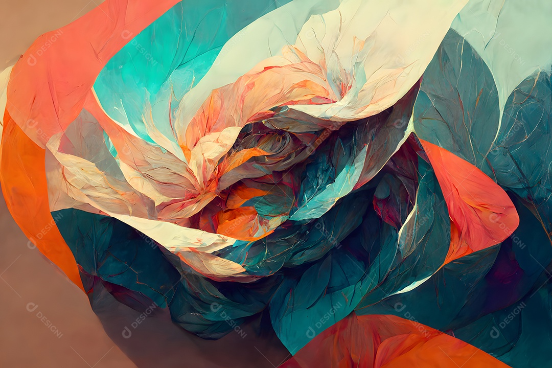 Fundo colorido semelhante a uma pintura abstrata