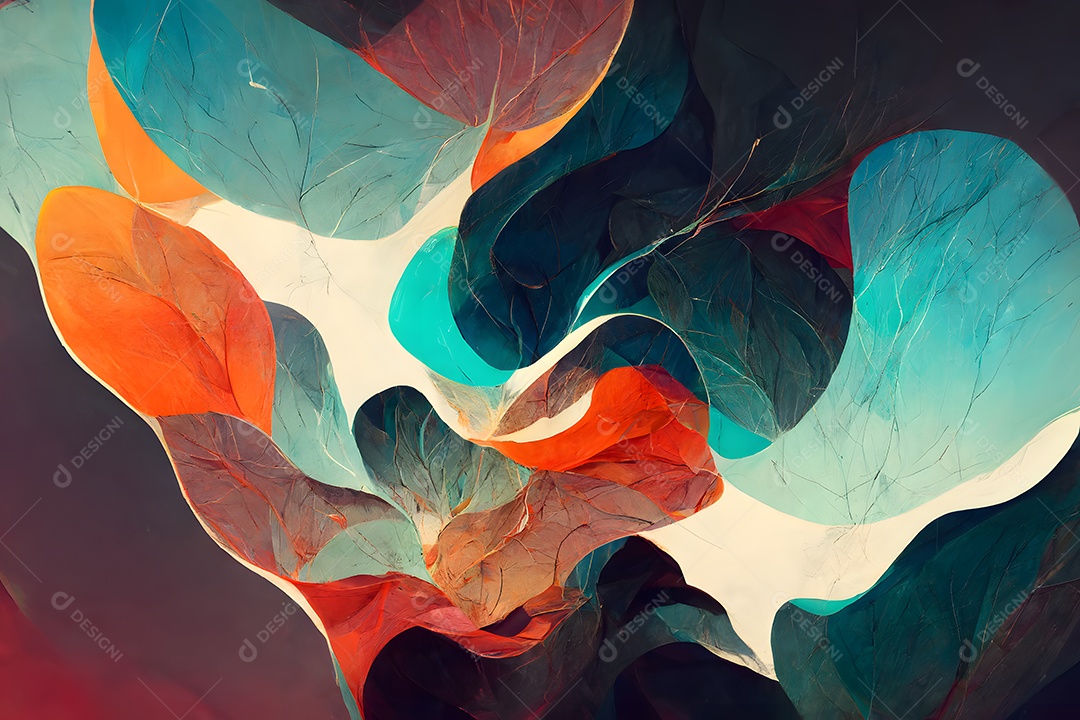 Fundo colorido semelhante a uma pintura abstrata