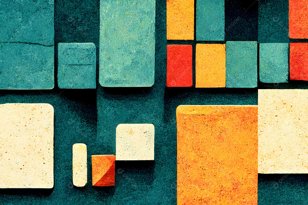 Fundo colorido semelhante a uma pintura abstrata arte gerada por rede neural