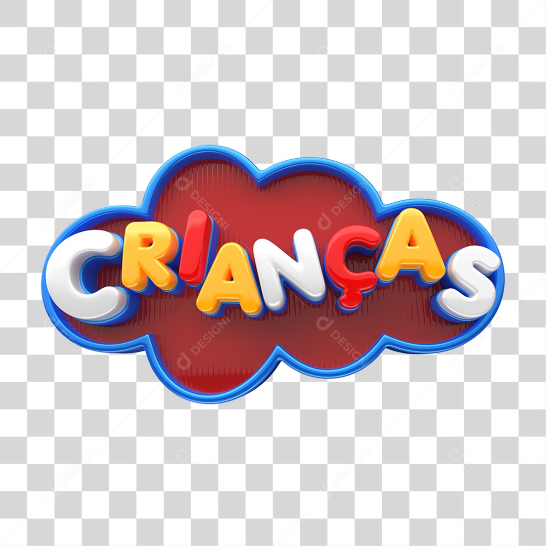 Dia das Crianças Colorido PNG Transparente