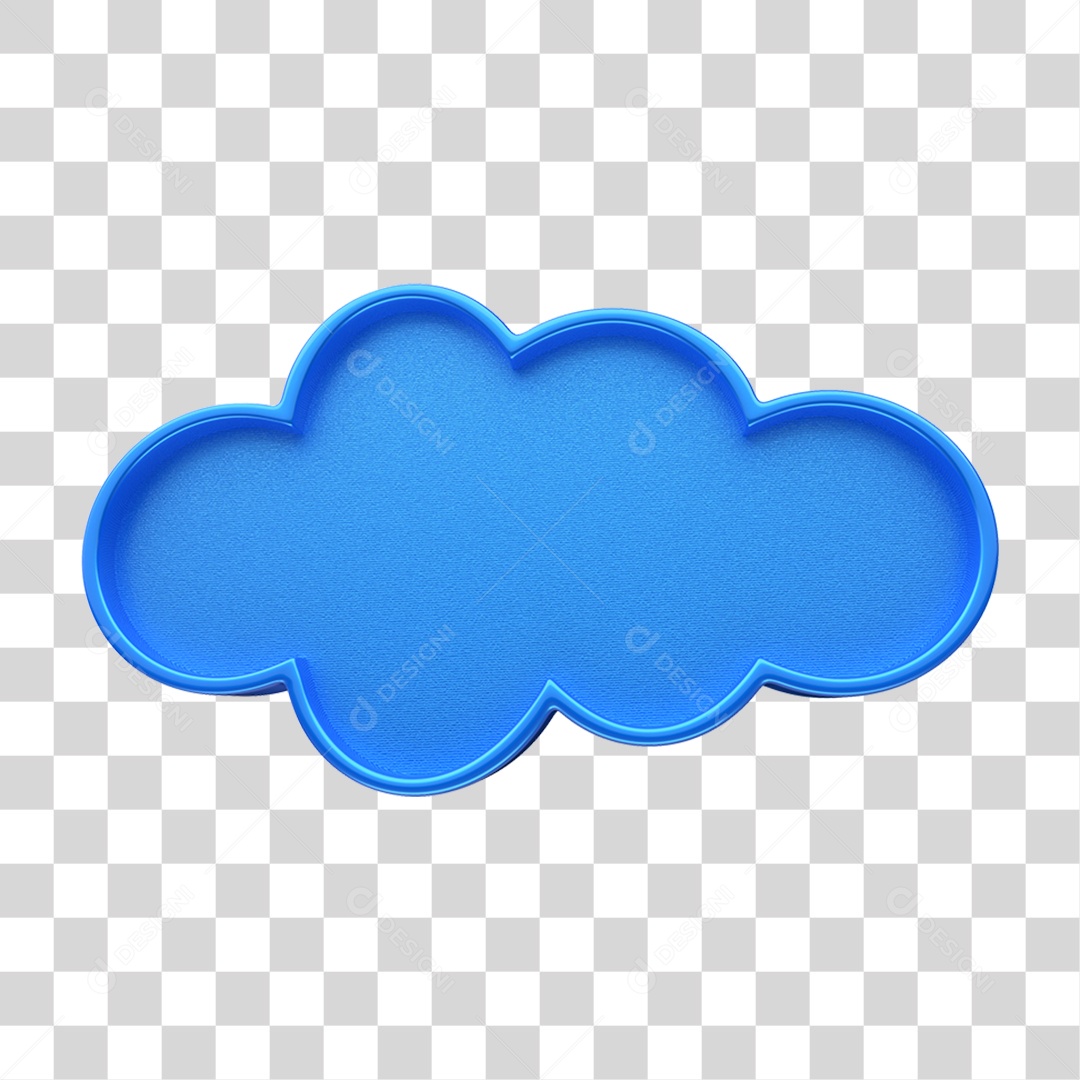 Nuvem Azul Flutuando Para Texto do Dia das Crianças PNG Transparente