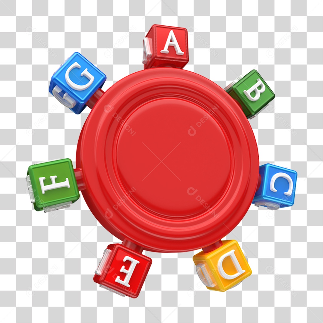 Roleta Colorida Dia das Crianças PNG Transparente