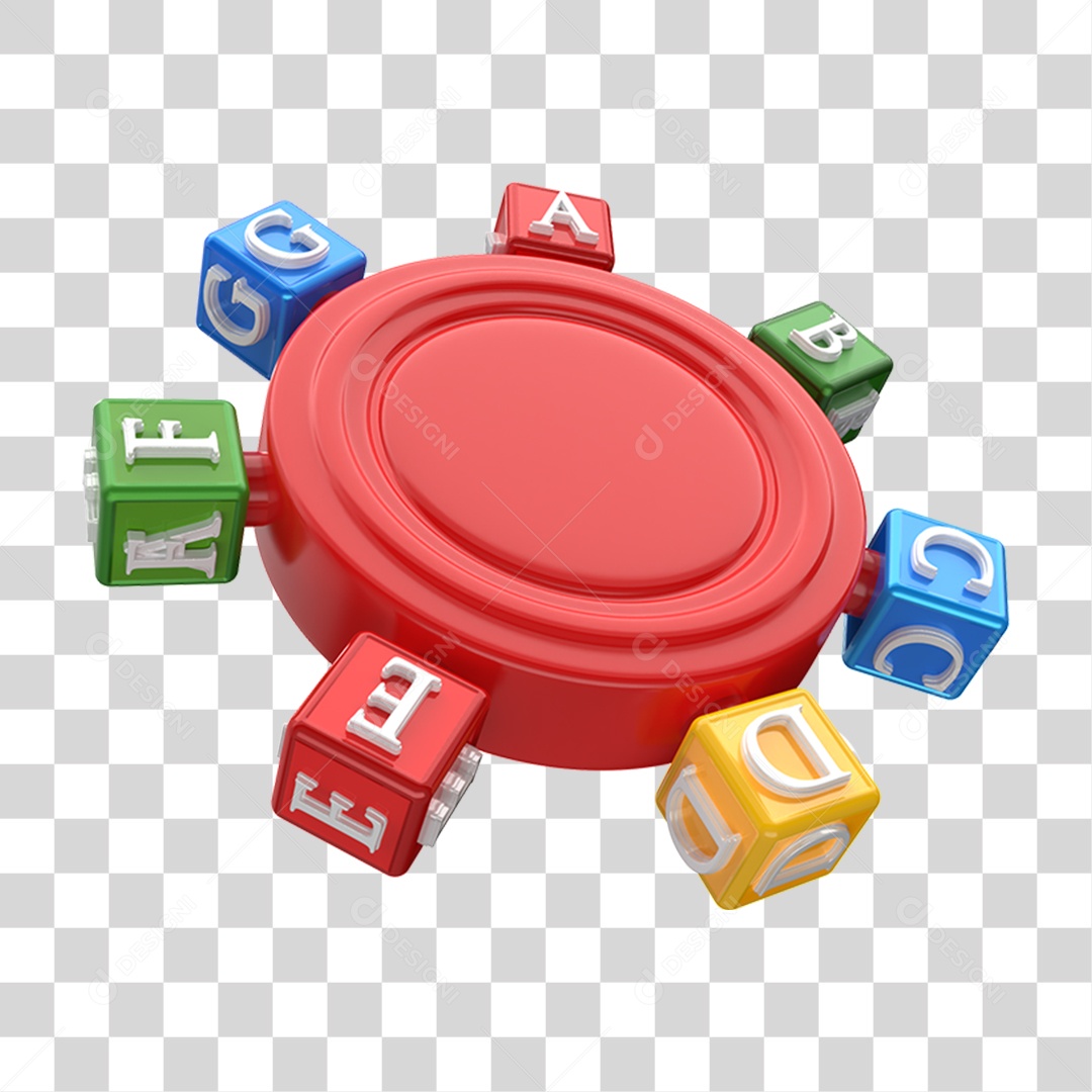 Roleta Colorida Dia das Crianças PNG Transparente