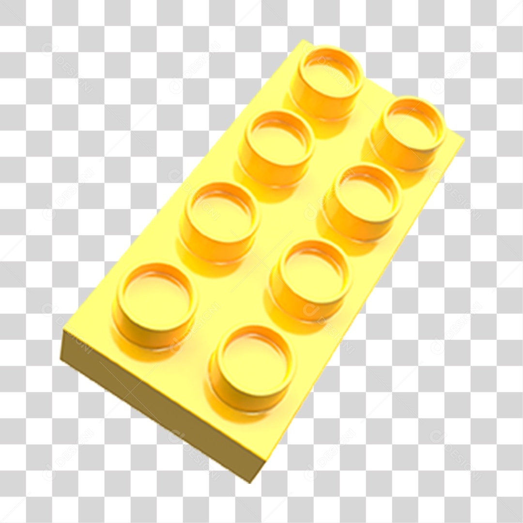 Bloco de Brinquedo para o Dia das Crianças PNG Transparente