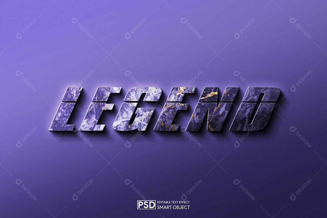 Efeito de Texto Legend Lenda PSD Editável [download] - Designi
