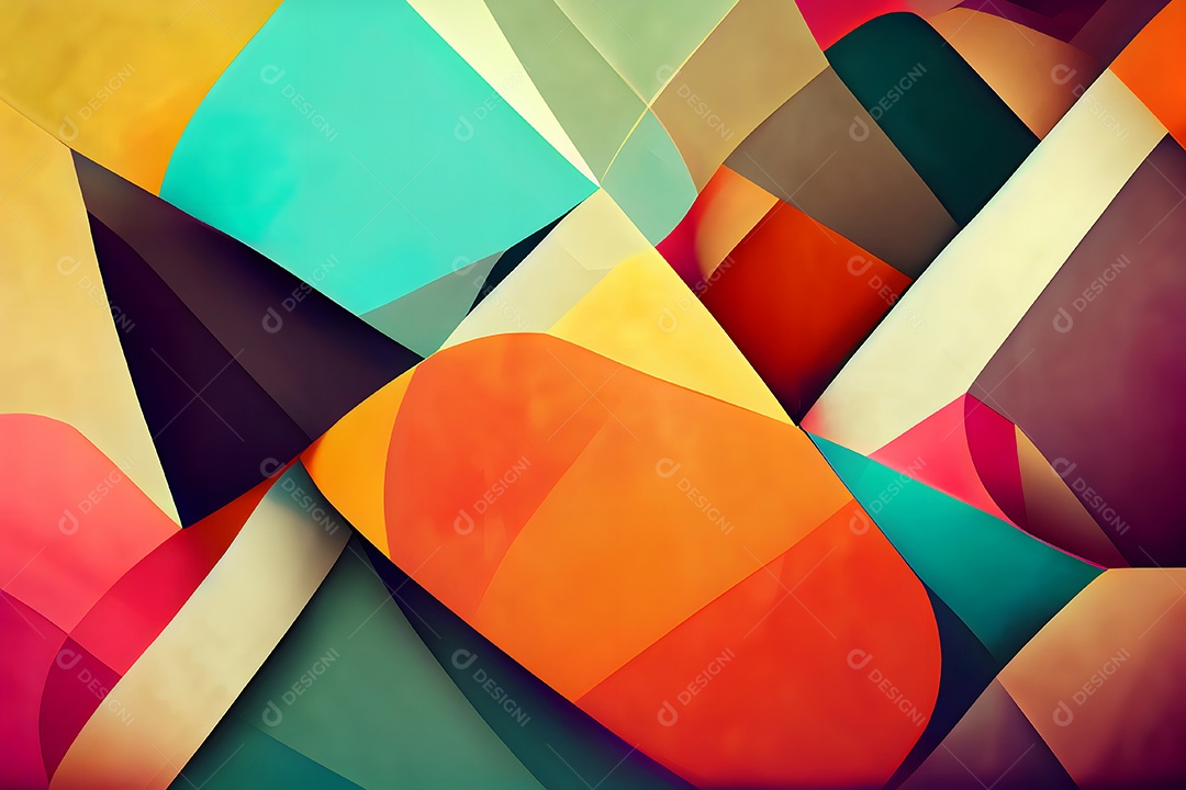 Fundo colorido semelhante a uma pintura abstrata arte gerada por rede neural