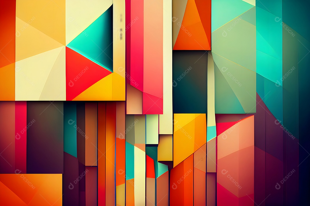 Fundo colorido semelhante a uma pintura abstrata arte gerada por rede neural