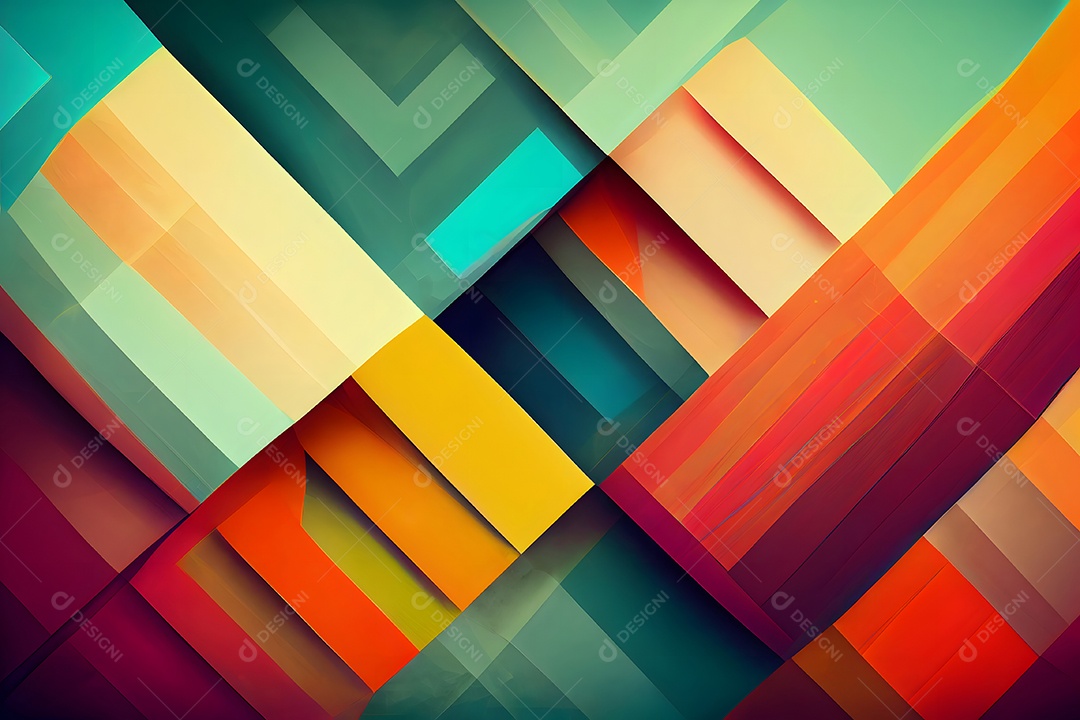 Fundo colorido semelhante a uma pintura abstrata arte gerada por rede neural