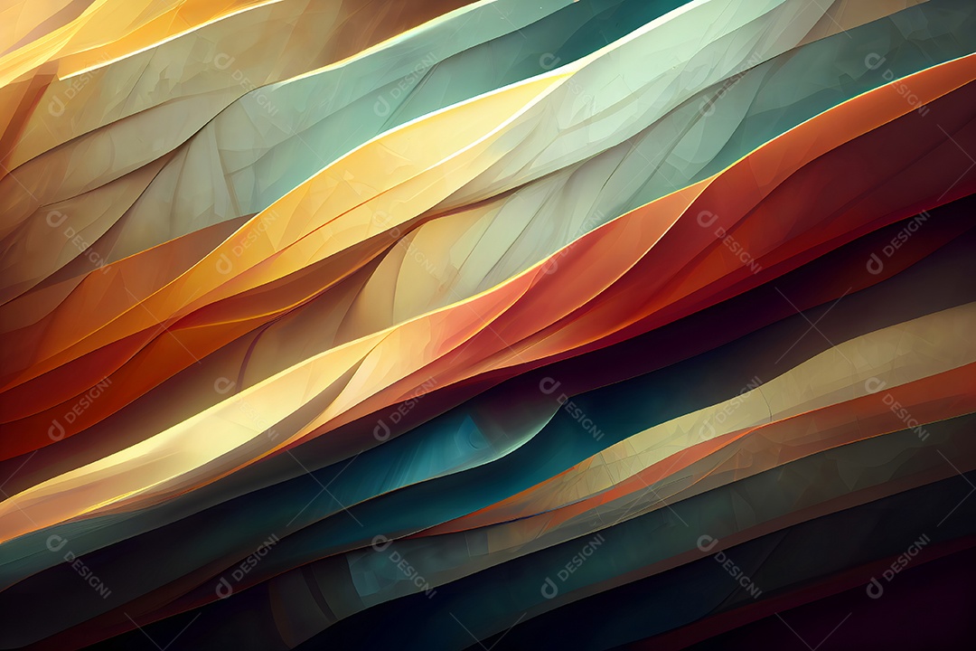 Fundo colorido semelhante a uma pintura abstrata arte gerada por rede neural