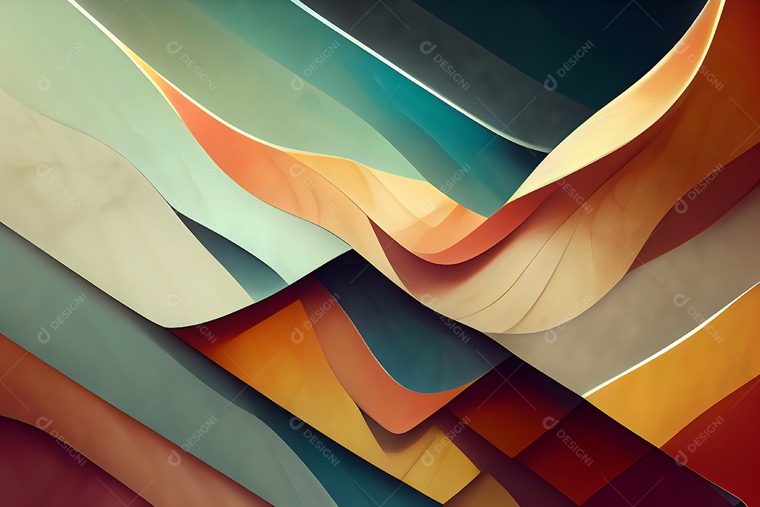 Fundo colorido semelhante a uma pintura abstrata arte gerada por rede neural