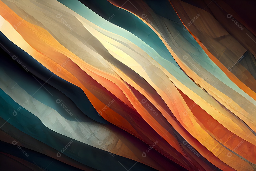 Fundo colorido semelhante a uma pintura abstrata arte gerada por rede neural