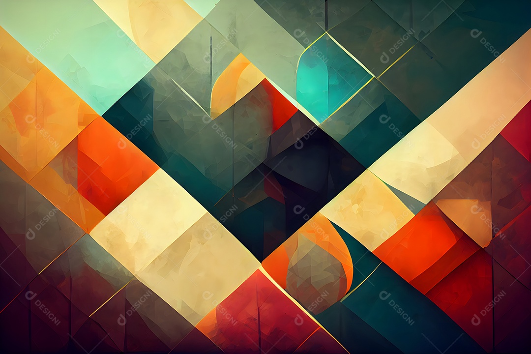 Fundo colorido semelhante a uma pintura abstrata arte gerada por rede neural