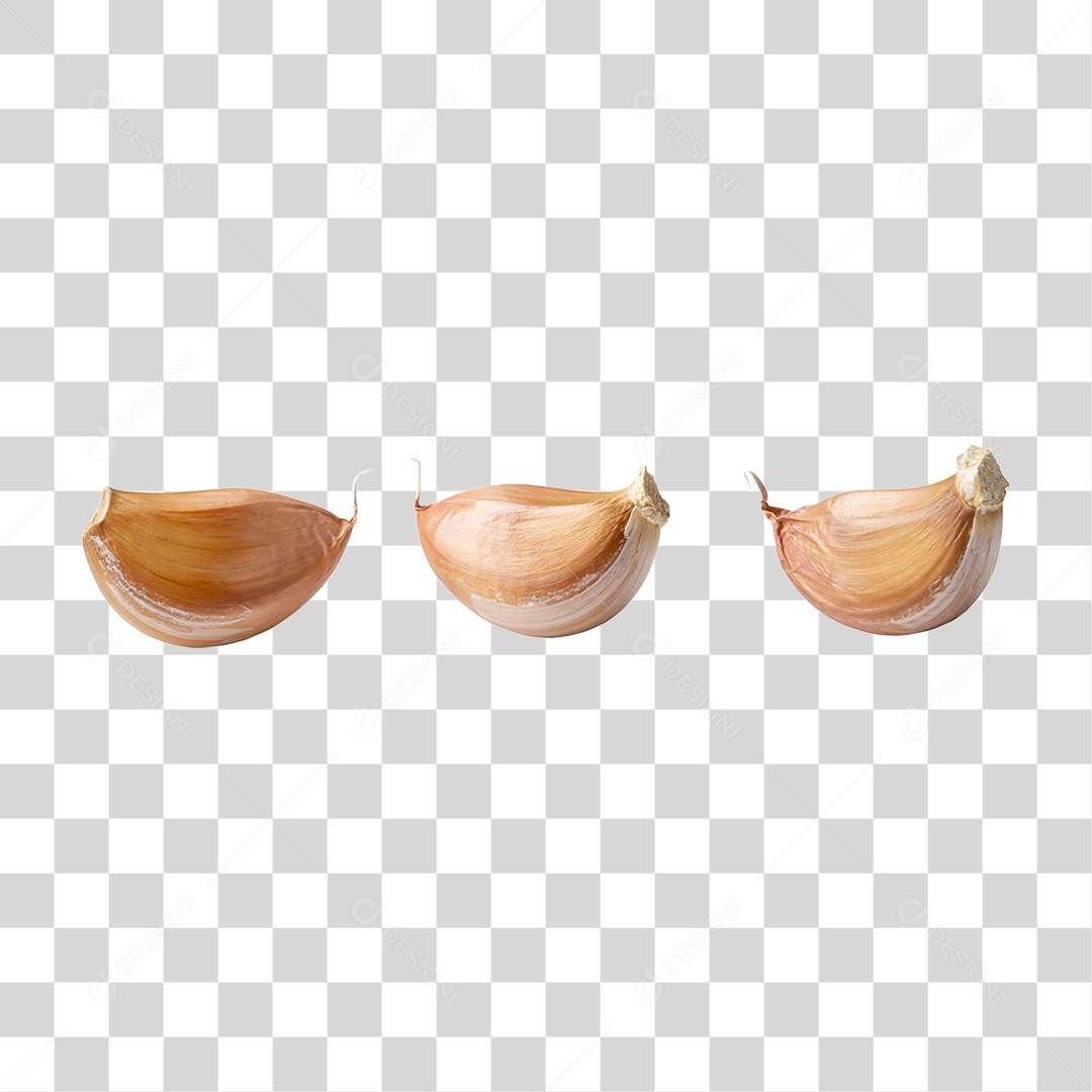 Dentes de Alho PNG Transparente