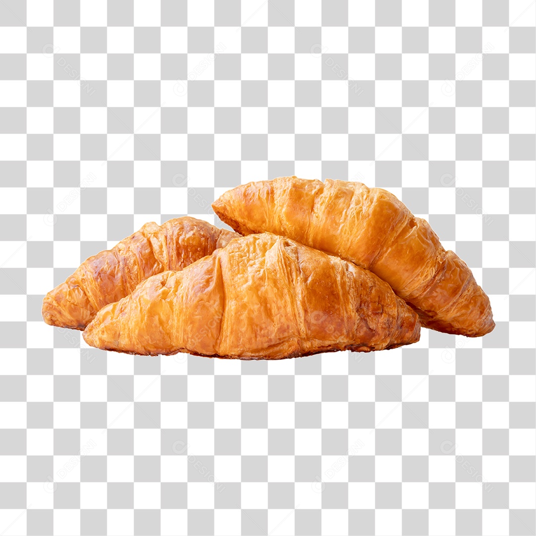 Croissant Assado PNG Transparente