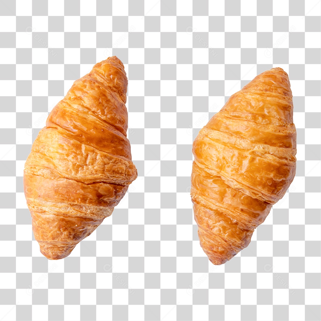 Croissant Assado PNG Transparente