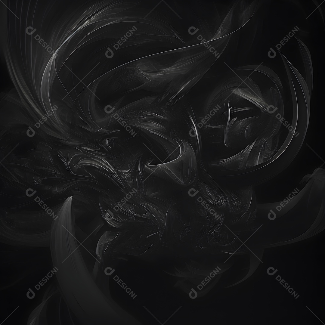 Fundo preto abstrato arte gerada por rede neural