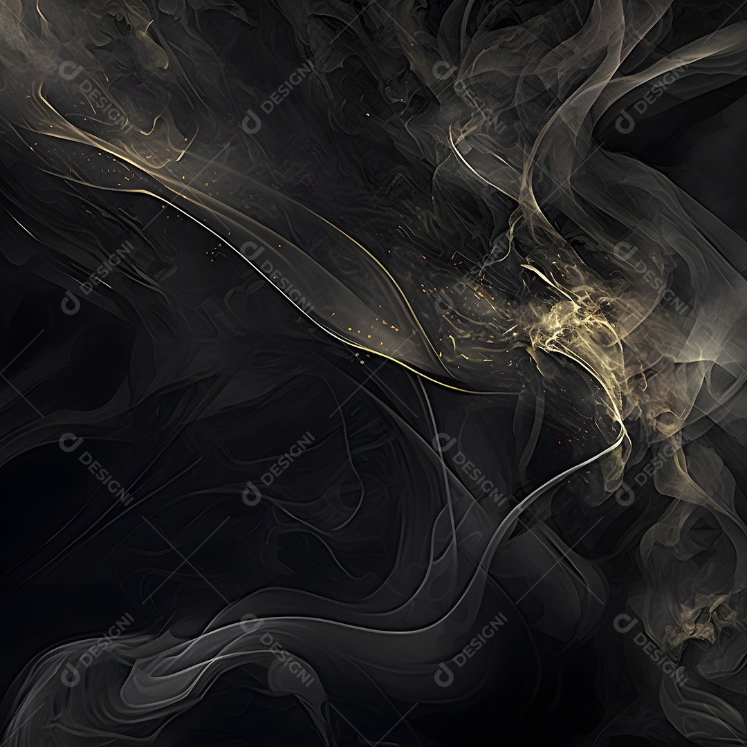 Fundo preto abstrato arte gerada por rede neural