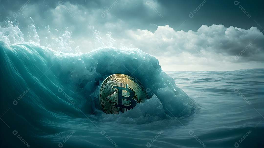 Bitcoin Shiner no fundo do mar