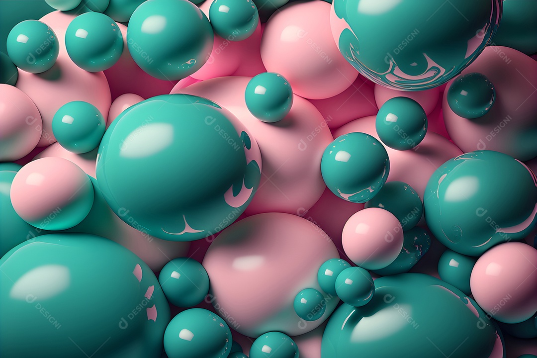 Fundo de balão de chiclete, gradientes de cores de látex, abstrato