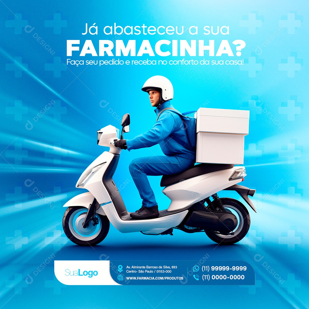 You've Already Stocked Your Drugstore Social Media Editable PSD