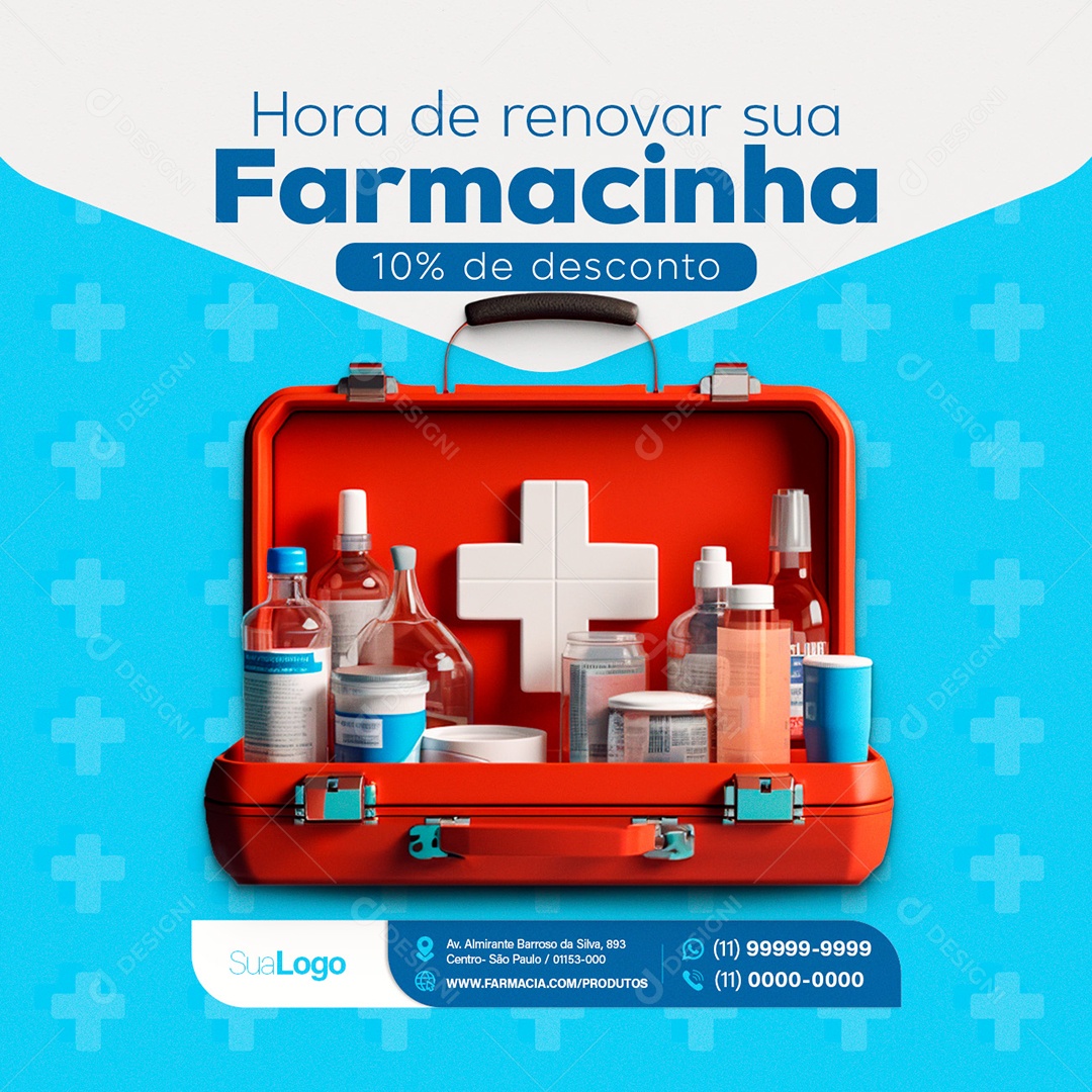 Hora De Renovar Sua Farácinha Social Media PSD Editável