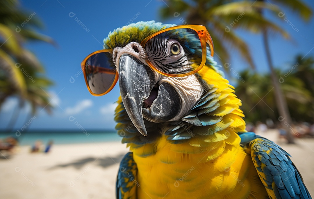 Imagem realisa de arara