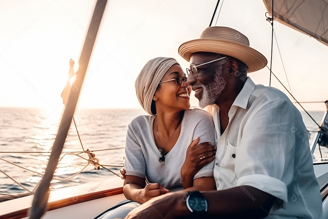 Lindo casal de idosos se divertindo