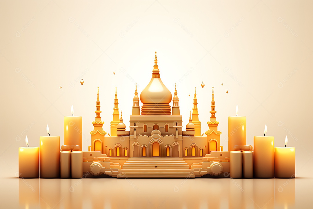 Feliz feriado de celebração de hanukkah, festival judaico de fundo de luzes para convite de cartão estilo mínimo