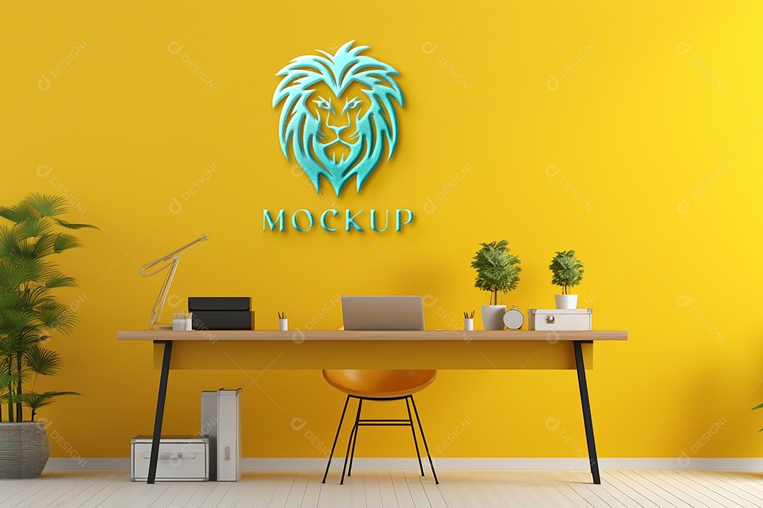 Mockup Logo de Empresa PSD Editável