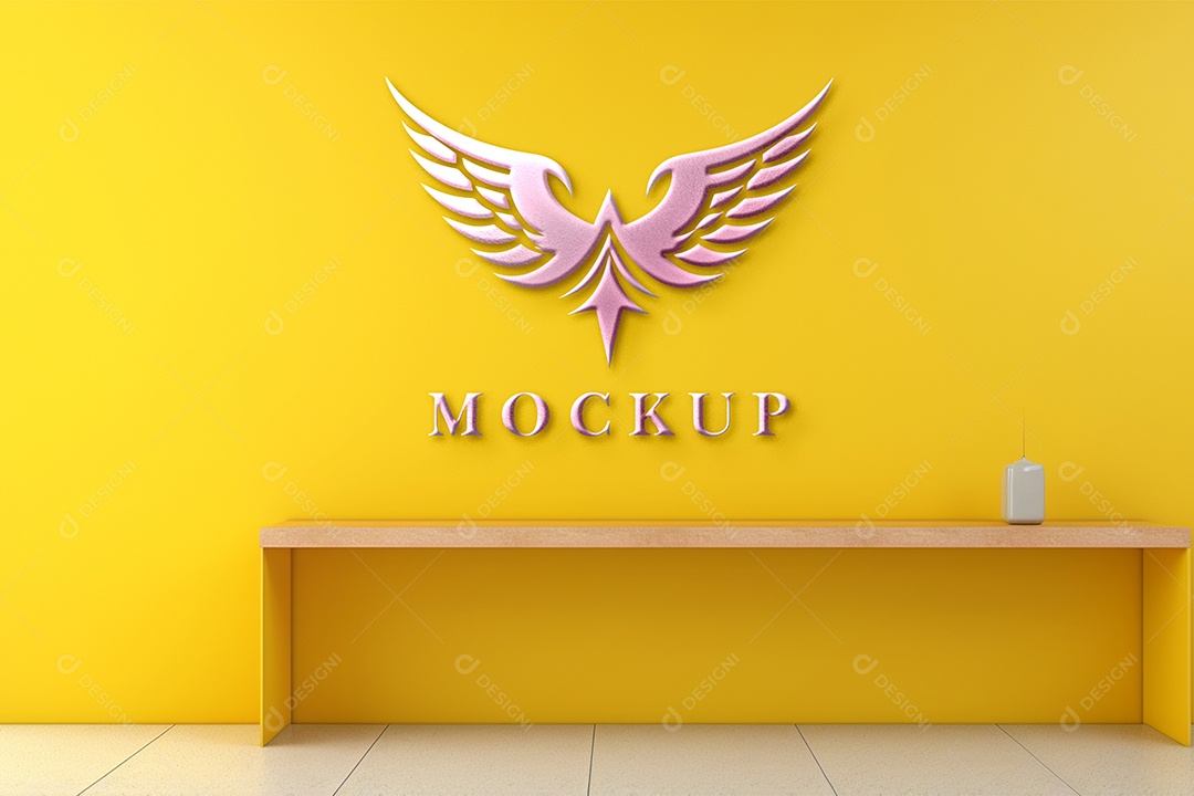 Mockup Logo de Empresa PSD Editável