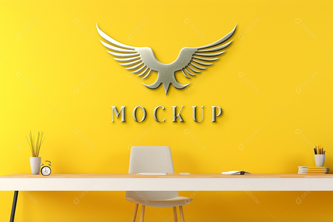 Mockup Logo de Empresa PSD Editável