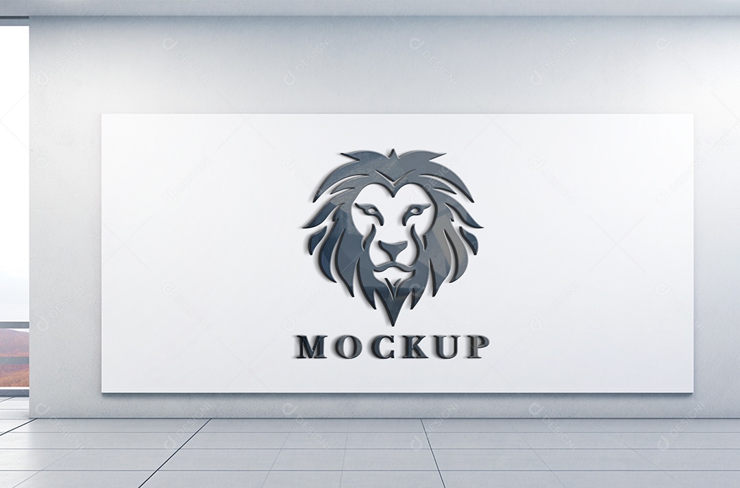 Mockup Logo de Empresa PSD Editável