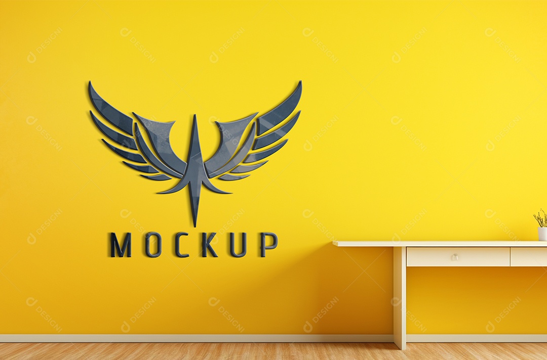 Mockup Logo de Empresa PSD Editável
