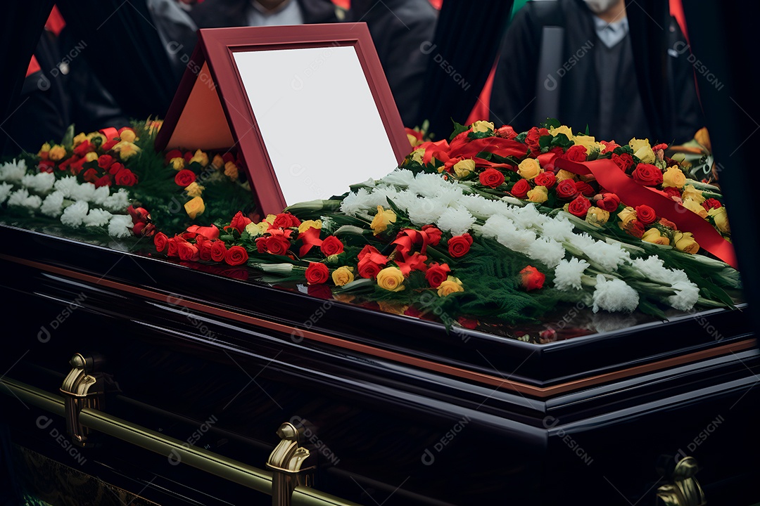 Caixão de maquete de funeral